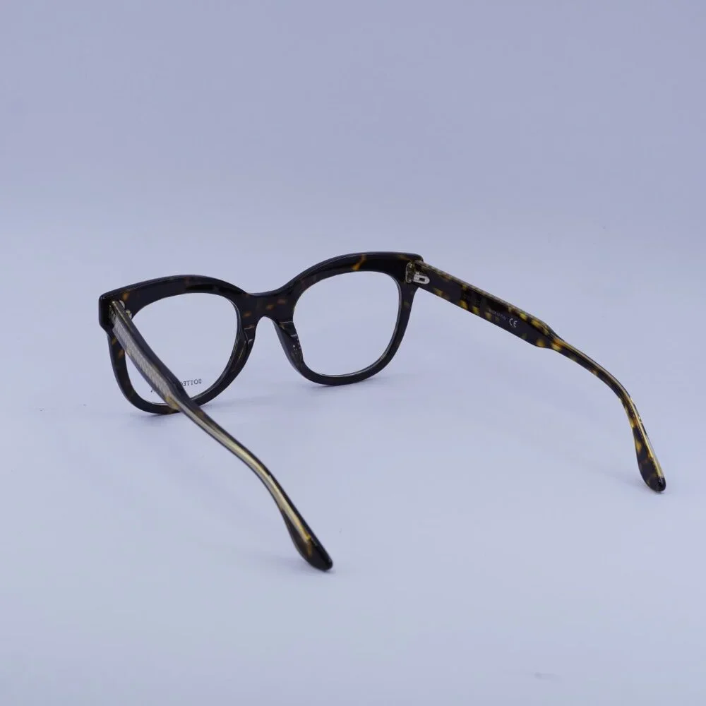 Bottega Veneta BV0241O 002 Eyeglasses Havana 49mm Square Frame